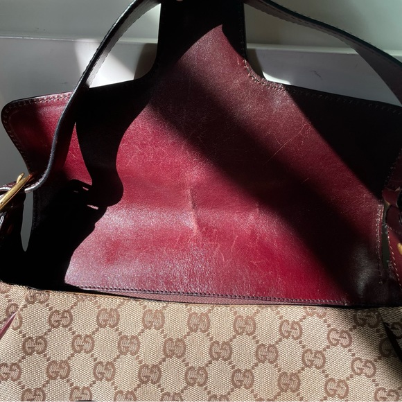 Gucci Vintage Monogram Horsebit Shoulder Bag - Picture 10 of 13